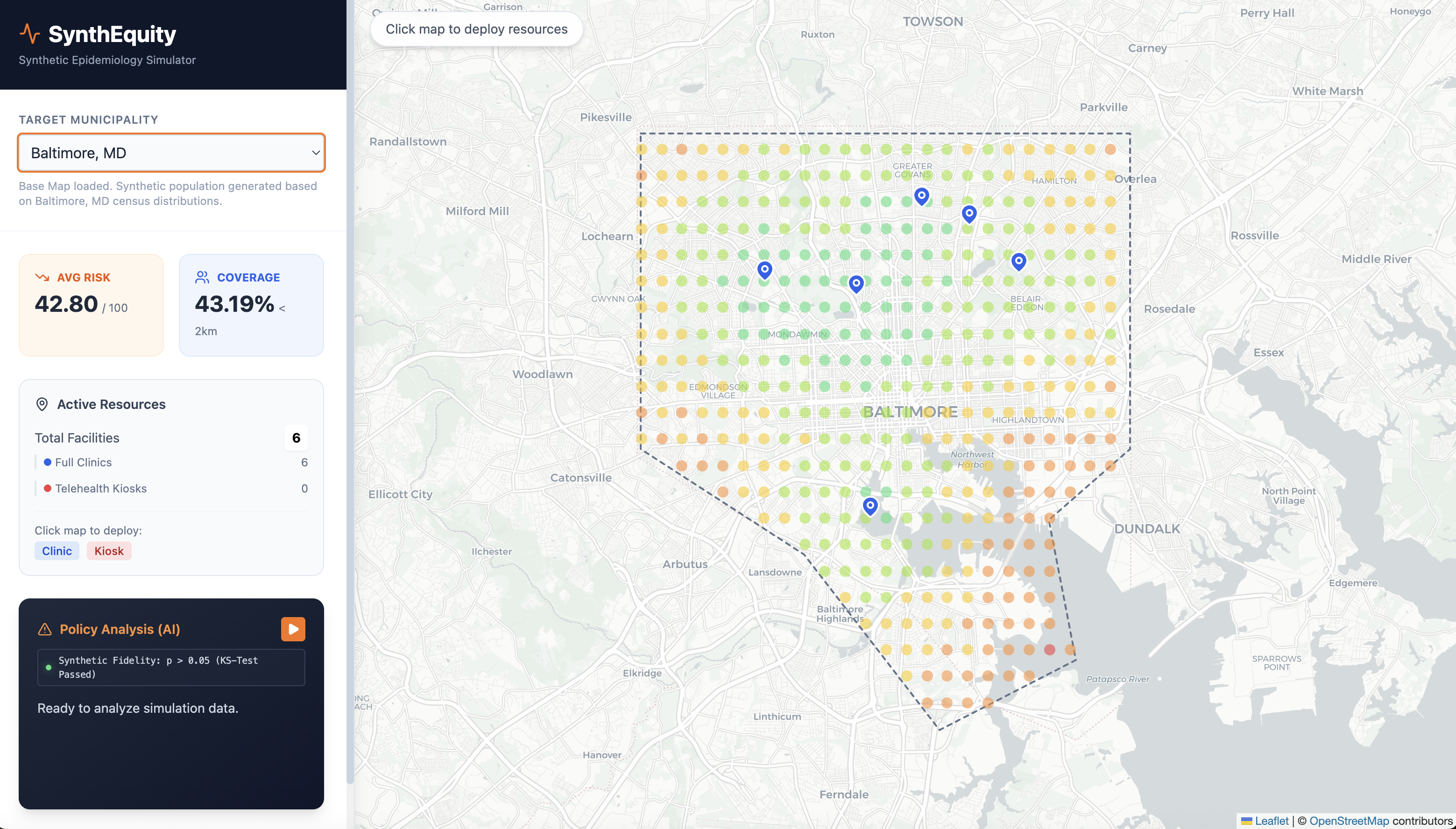 Interactive Heatmap Interface